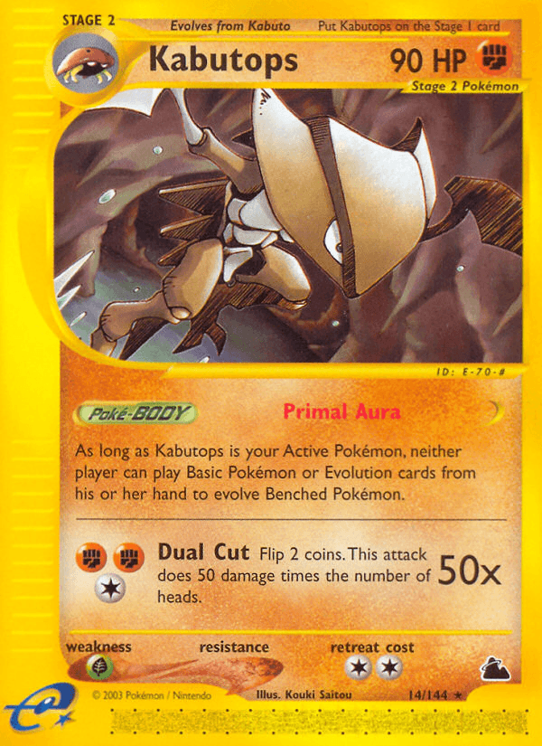 Kabutops from Skyridge
