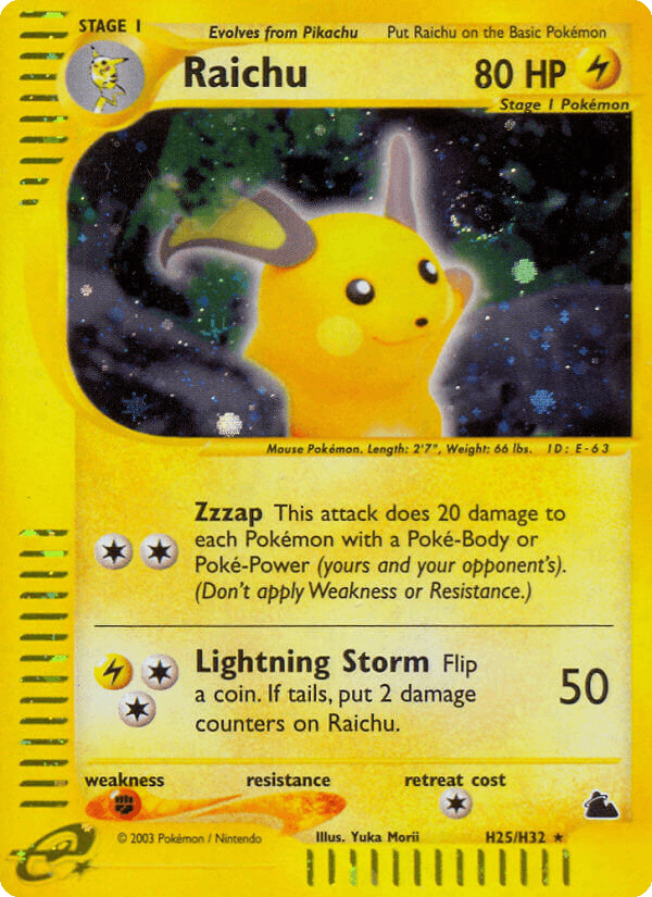 Raichu from Skyridge
