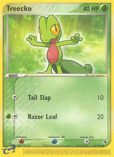 Treecko from Ruby & Sapphire