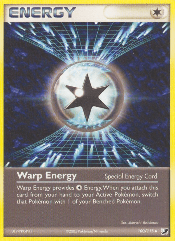 Warp Energy from Unseen Forces