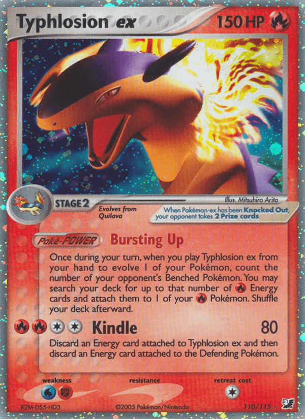 Typhlosion ex from Unseen Forces