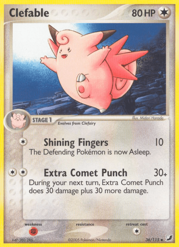 Clefable from Unseen Forces