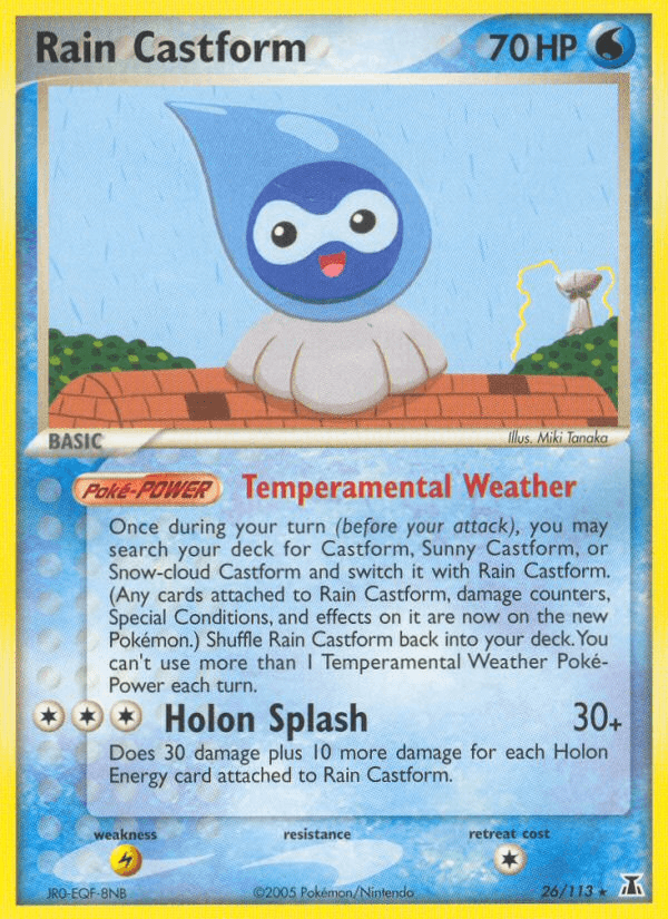 Rain Castform from Delta Species