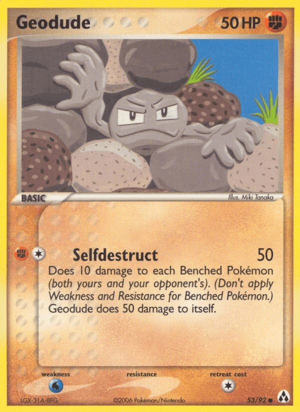 Geodude from Legend Maker