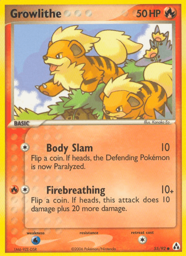 Growlithe from Legend Maker