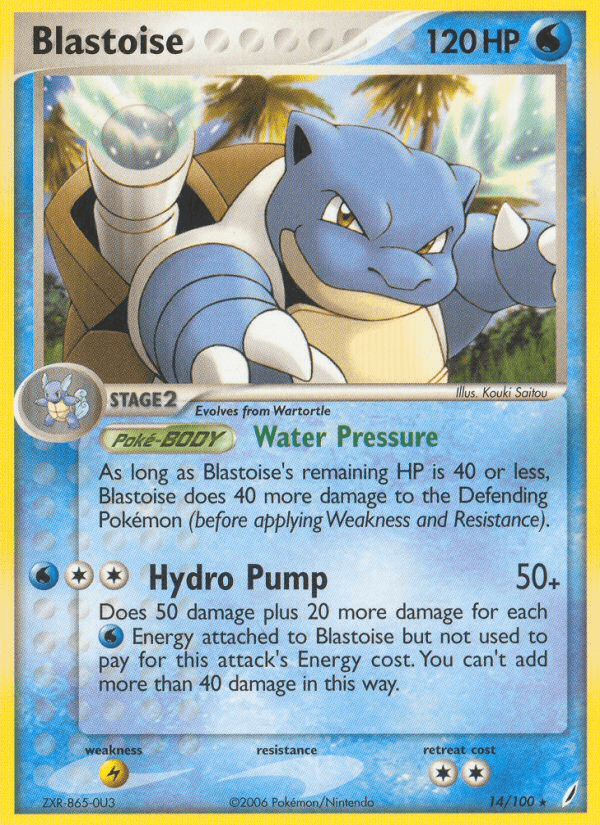 Blastoise from Crystal Guardians