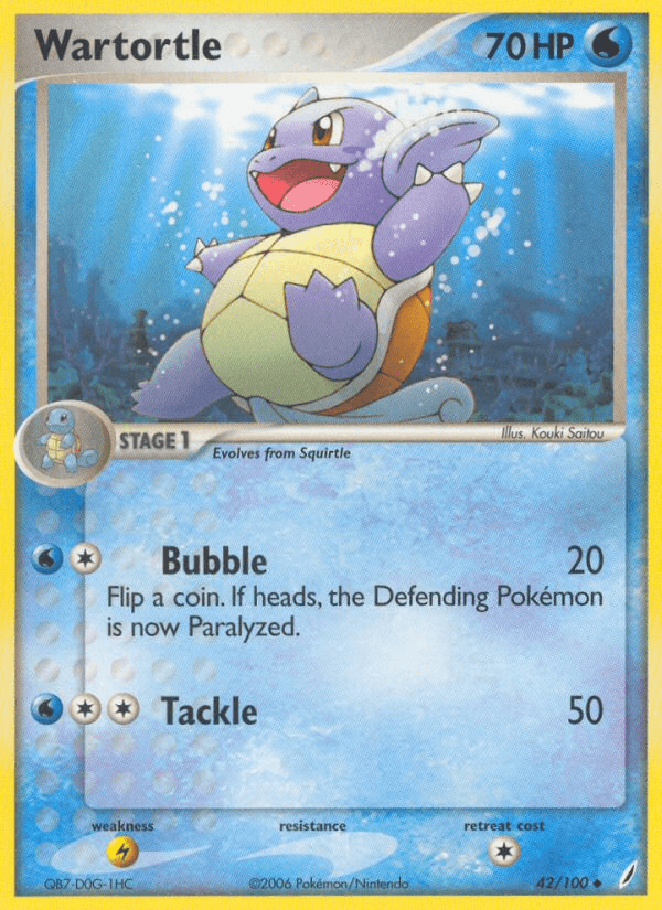 Wartortle from Crystal Guardians