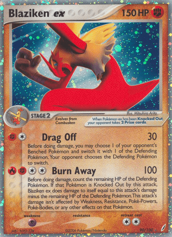 Blaziken ex from Crystal Guardians