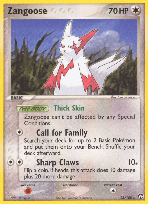 Zangoose from Power Keepers