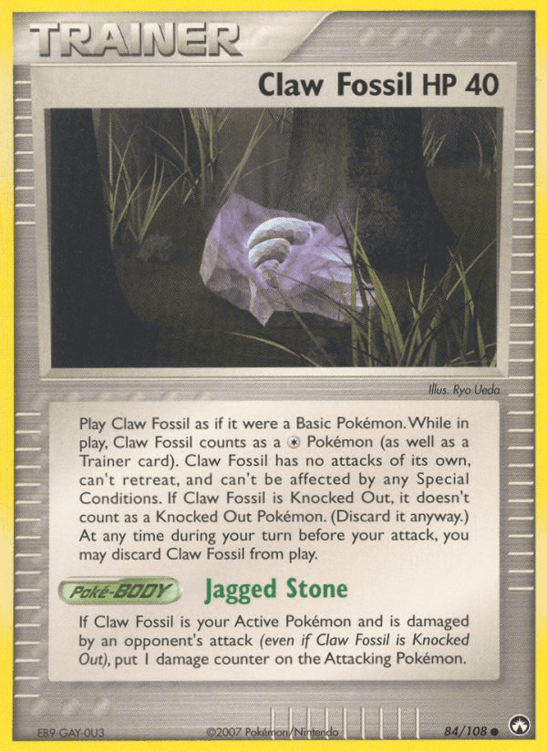 Claw Fossil from Power Keepers