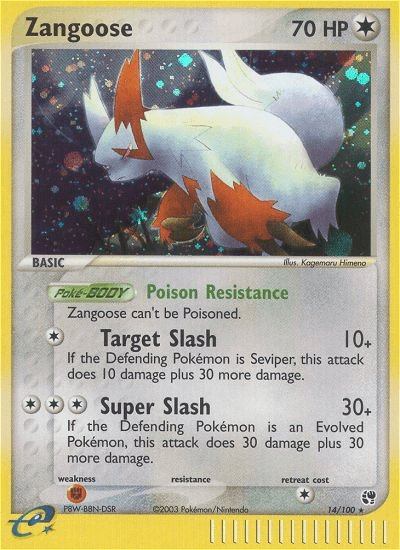 Zangoose from Sandstorm