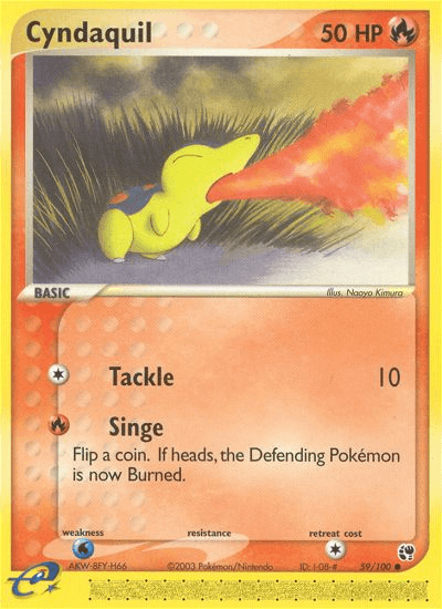 Cyndaquil from Sandstorm