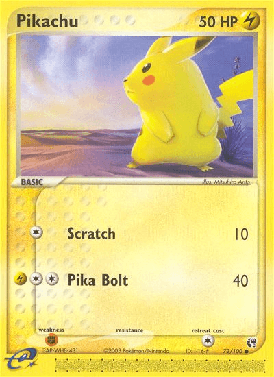 Pikachu from Sandstorm