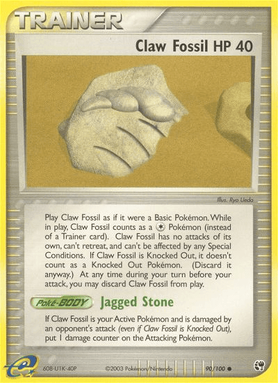 Claw Fossil from Sandstorm