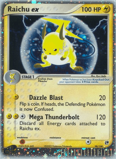 Raichu ex from Sandstorm
