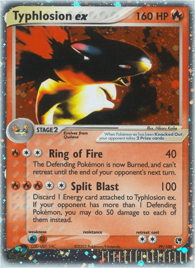 Typhlosion ex from Sandstorm