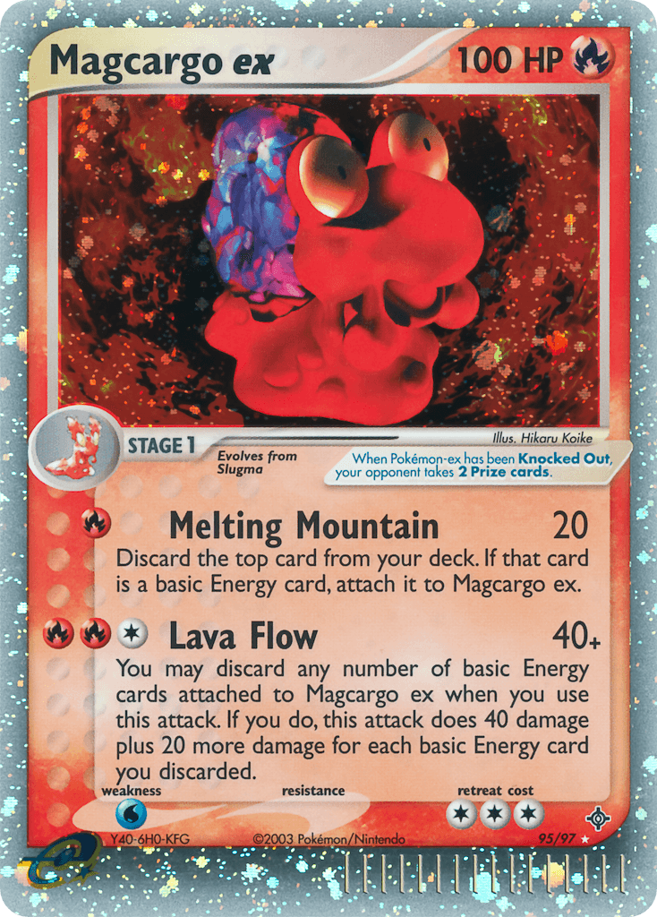 Magcargo ex from Dragon