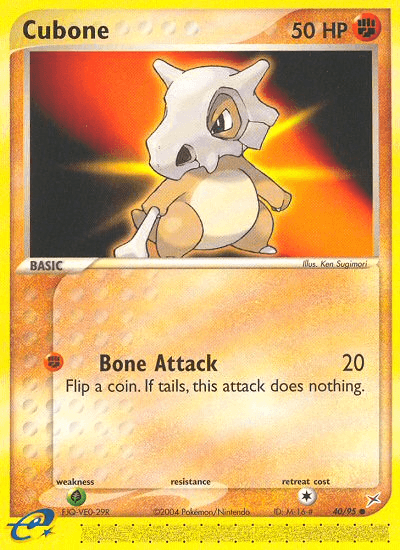 Cubone from Team Magma vs Team Aqua