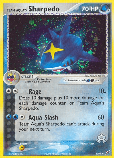 Team Aqua's Sharpedo from Team Magma vs Team Aqua