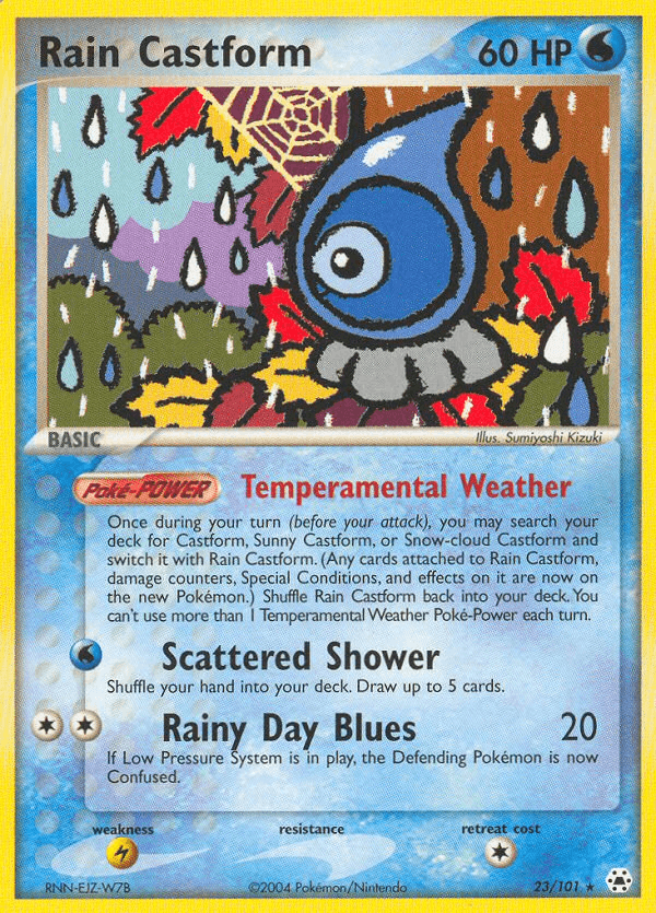 Rain Castform from Hidden Legends