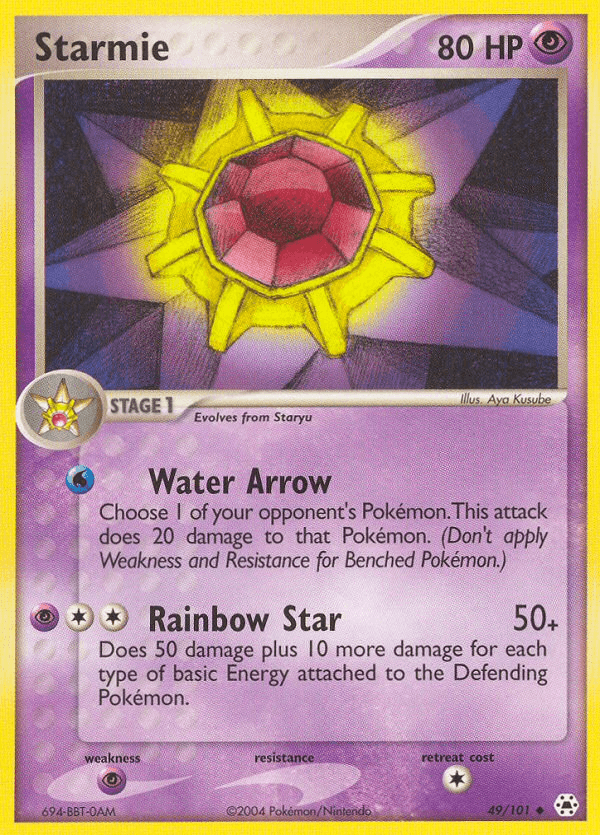 Starmie from Hidden Legends