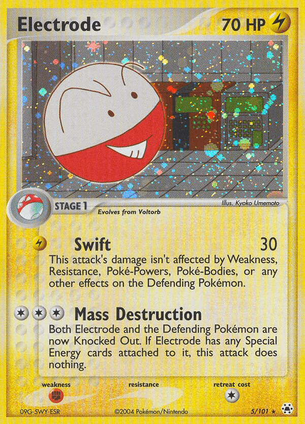 Electrode from Hidden Legends