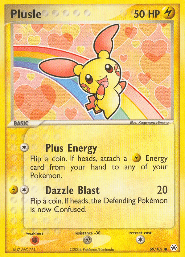Plusle from Hidden Legends