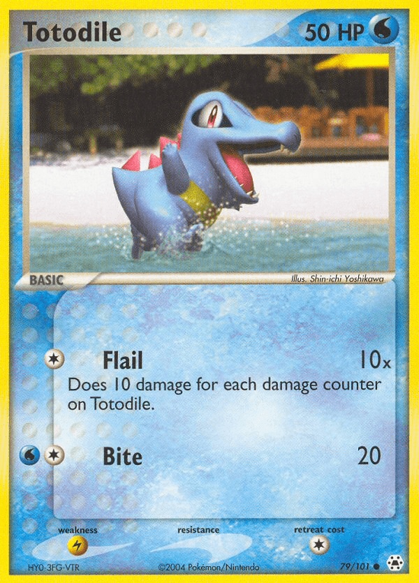 Totodile from Hidden Legends