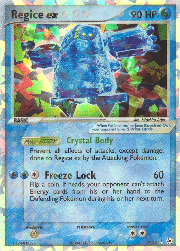 Regice ex from Hidden Legends