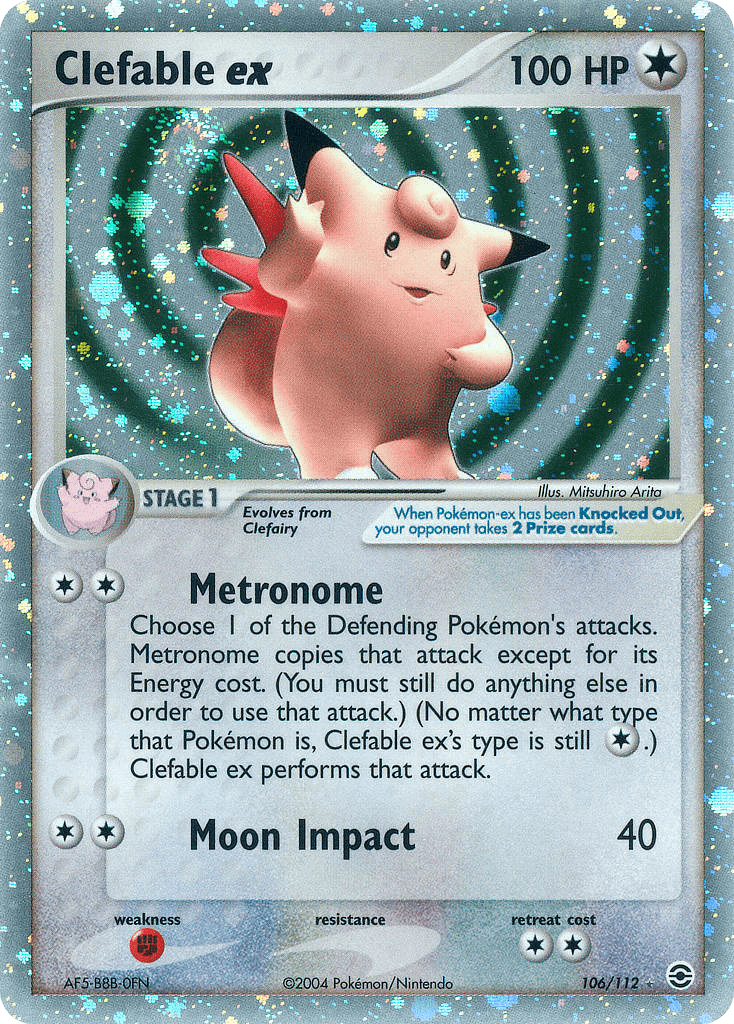 Clefable ex from FireRed & LeafGreen