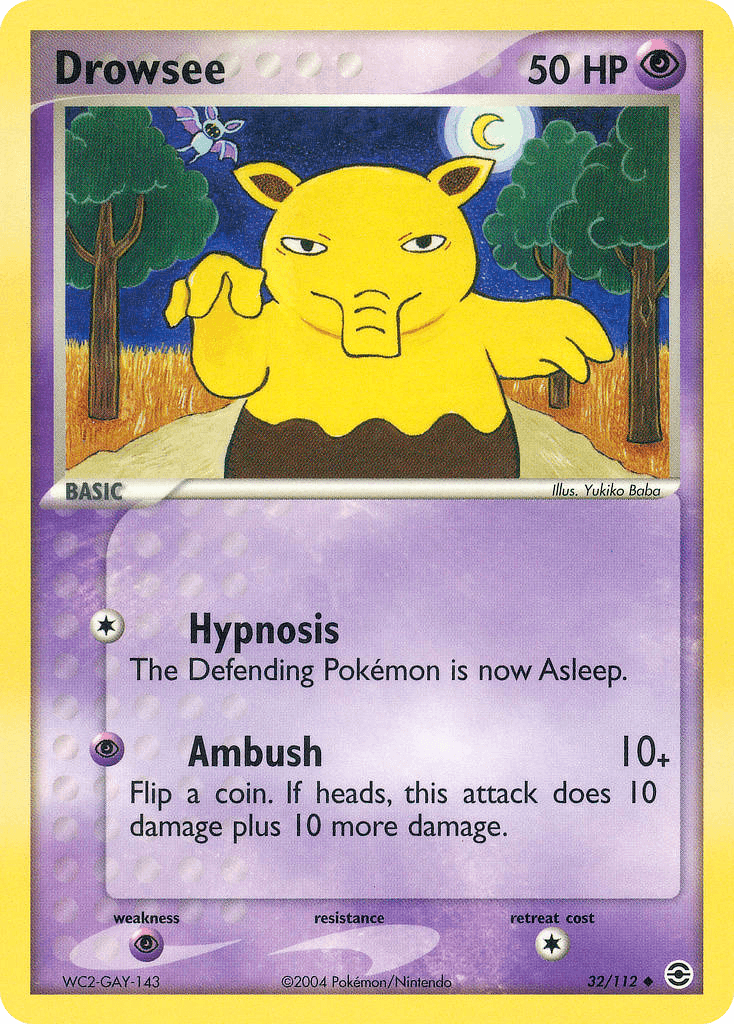Drowzee from FireRed & LeafGreen