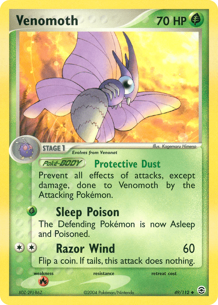 Venomoth from FireRed & LeafGreen