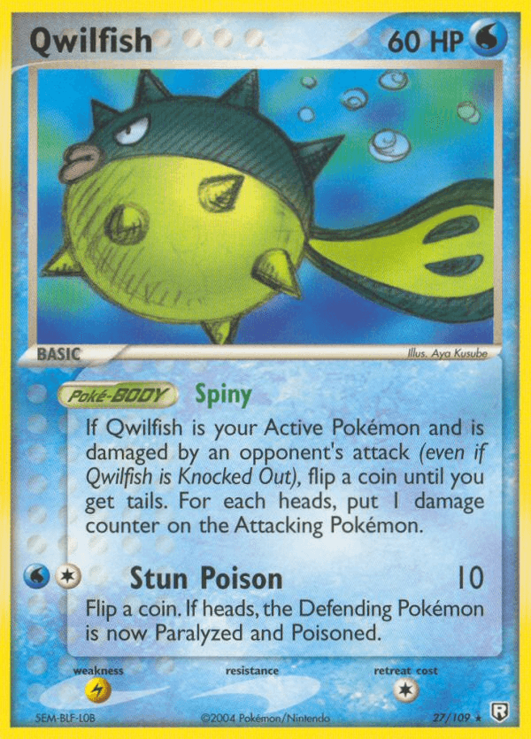 Qwilfish from Team Rocket Returns