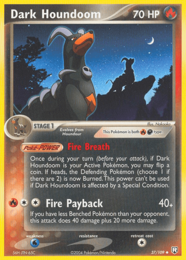 Dark Houndoom from Team Rocket Returns