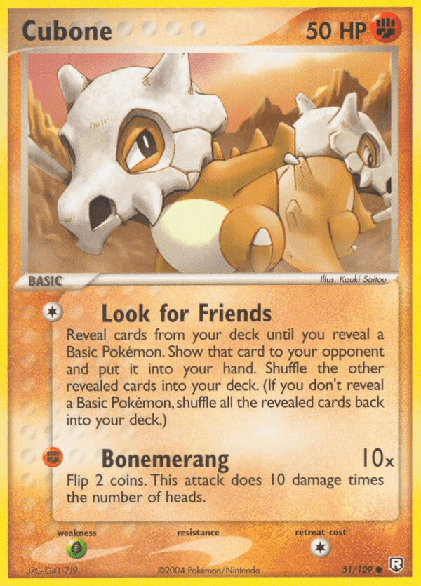 Cubone from Team Rocket Returns