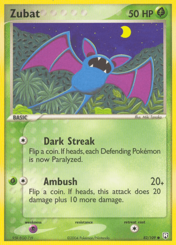 Zubat from Team Rocket Returns