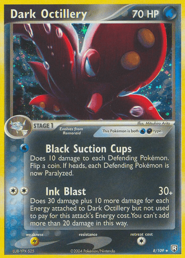 Dark Octillery from Team Rocket Returns