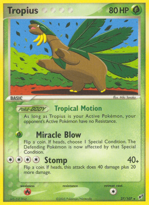 Tropius from Deoxys