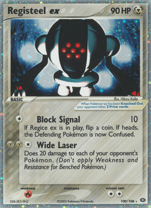 Registeel ex from Emerald