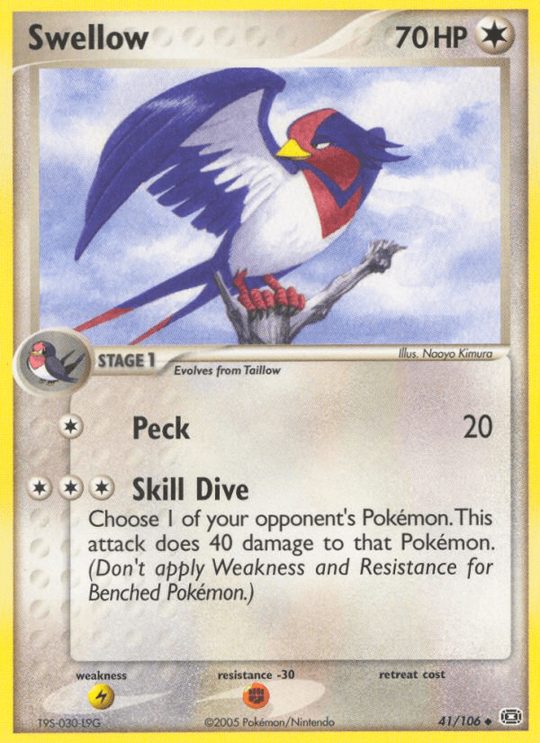 Swellow from Emerald