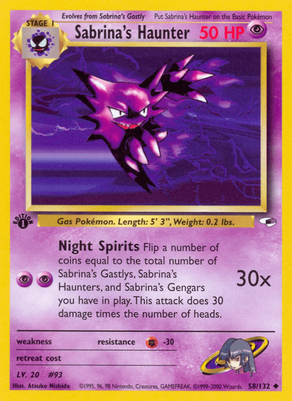Sabrina's Haunter from Gym Heroes
