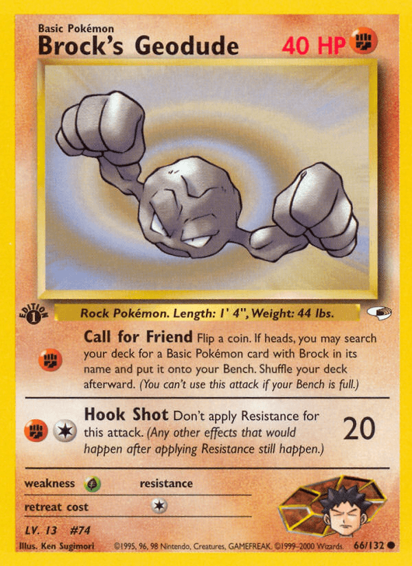 Brock's Geodude from Gym Heroes