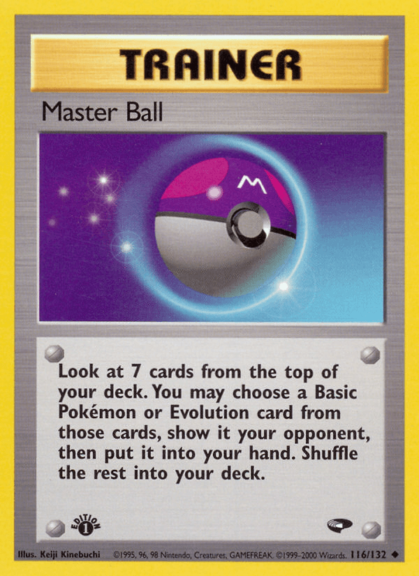 Master Ball from Gym Challenge