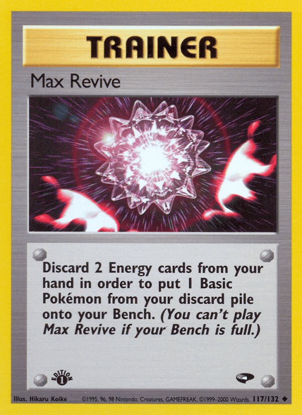 Max Revive from Gym Challenge