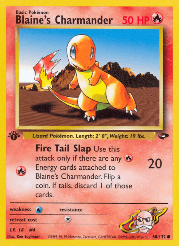 Blaine's Charmander from Gym Challenge