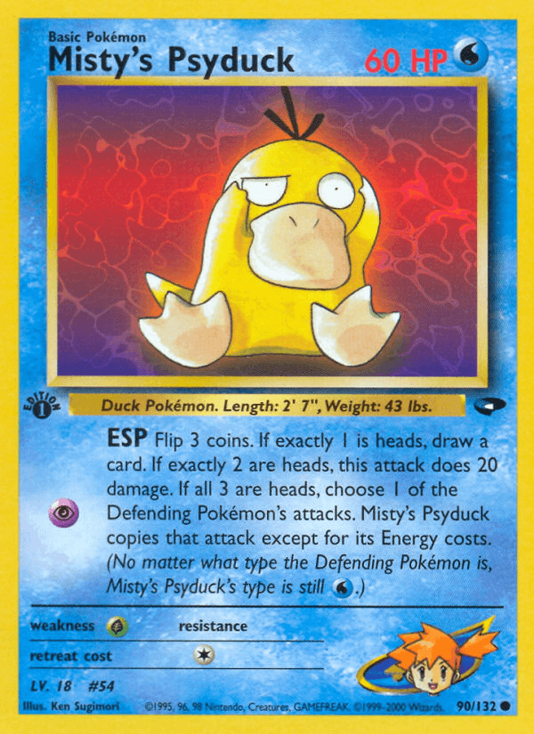 Misty's Psyduck from Gym Challenge