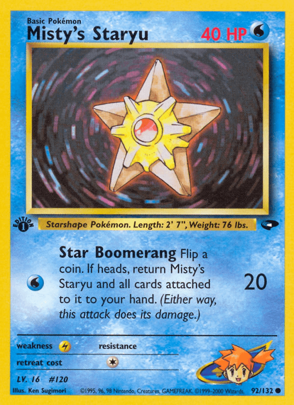 Misty's Staryu from Gym Challenge