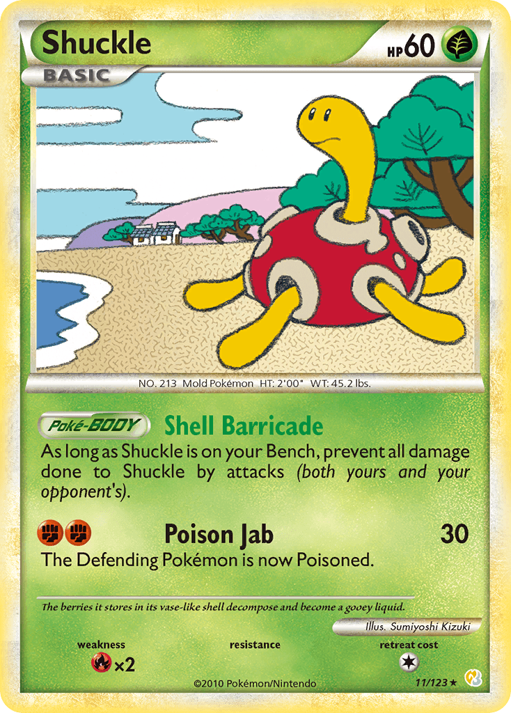 Shuckle from HeartGold & SoulSilver