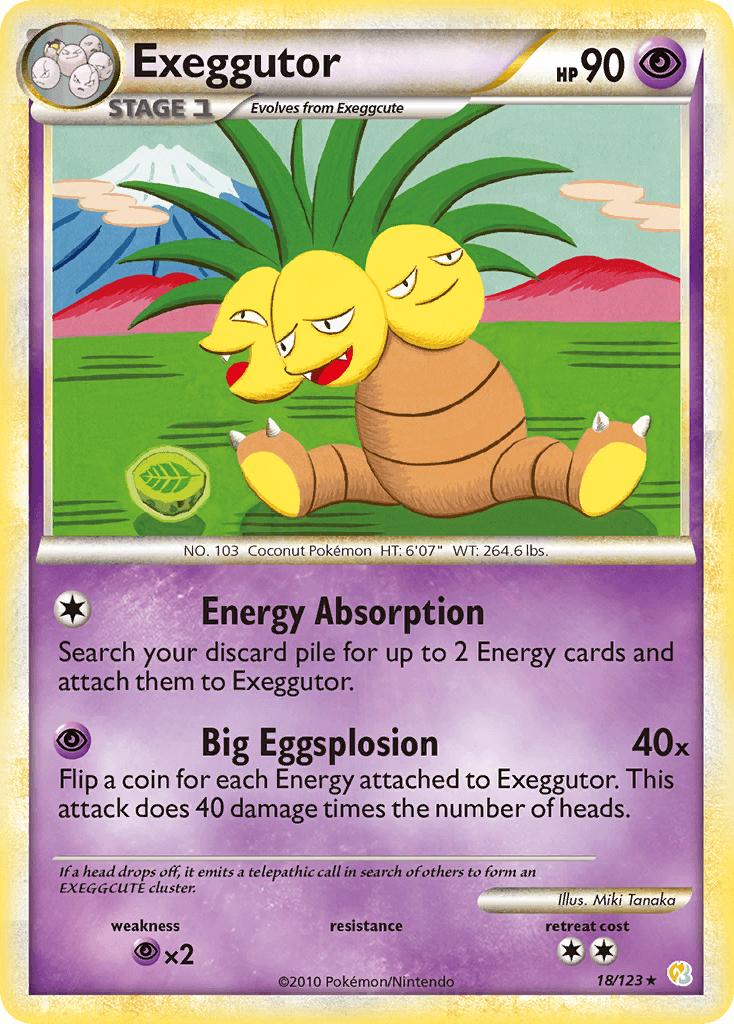 Exeggutor from HeartGold & SoulSilver