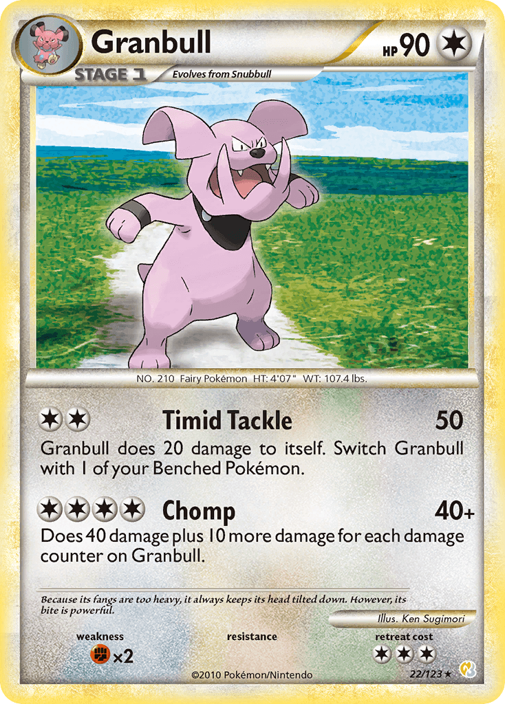 Granbull from HeartGold & SoulSilver